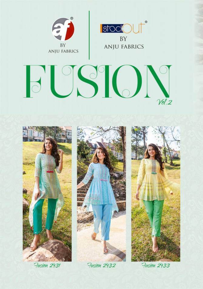 Af Fusion Vol 2 By Anju Top With Bottom Catalog
